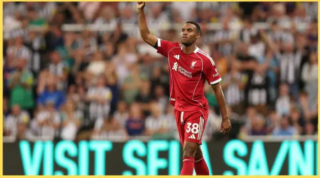 Ryan Gravenberch scored his first goal in 16 months for Liverpool against Newcastle