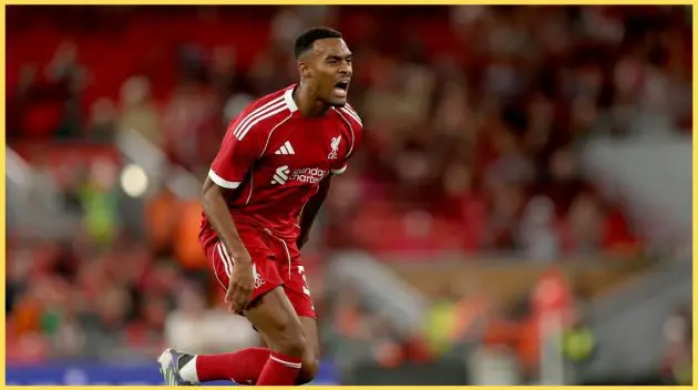 Ryan Gravenberch isn't with the Liverpool squad for the Community Shield