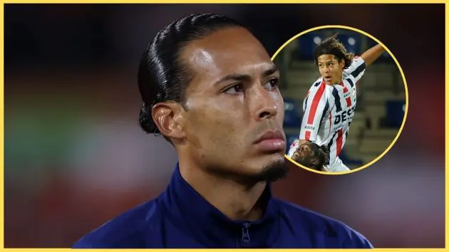 Virgil van Dijk honoured by Willem II