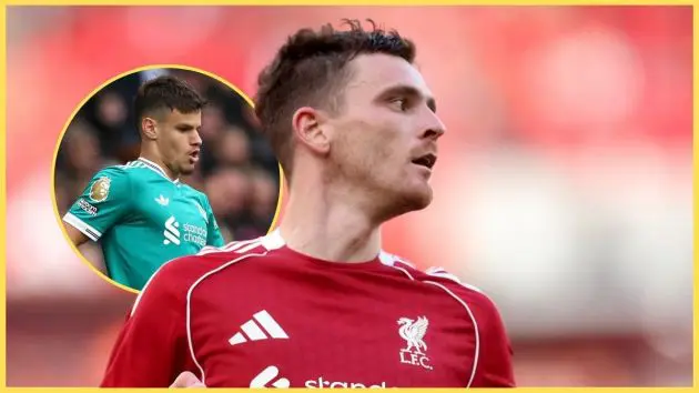 Andy Robertson sends advice to Milos Kerkez