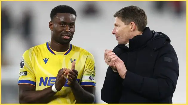 Oliver Glasner has insisted that Marc Guehi won't leave Crystal Palace on deadline day