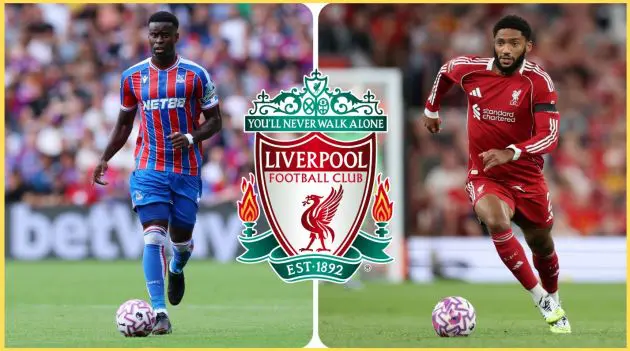 Liverpool are unlikely to sell Joe Gomez unless they get Marc Guehi through the door today