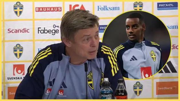 Jon Dahl Tomasson on Alexander Isak