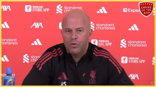Arne Slot defends his tactics
