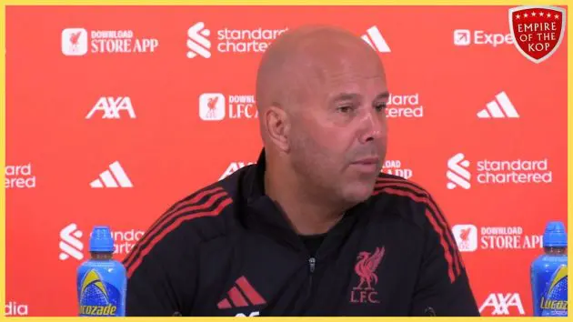 Arne Slot shares an update on Alexis Mac Allister