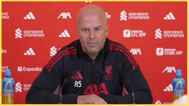Arne Slot was surprised to be asked about his contract in Friday's press conference