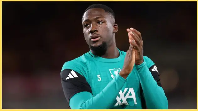 Ibou Konate applauds Liverpool fans