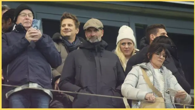 Jurgen Klopp watches Germany from the stands