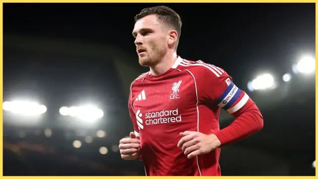 Liverpool are reportedly expected to open talks with Andy Robertson over a new contract in January
