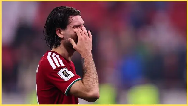 Dominik Szoboszlai couldn't hold back the tears after Hungary's World Cup hopes were ended on Sunday