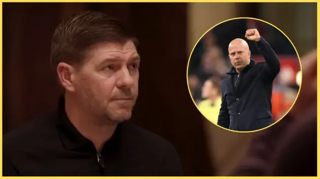 Steven Gerrard has given his firm backing to Arne Slot