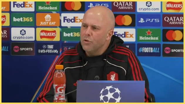 Arne Slot has spoken out about the challenges he's had in terms of managing players' minutes