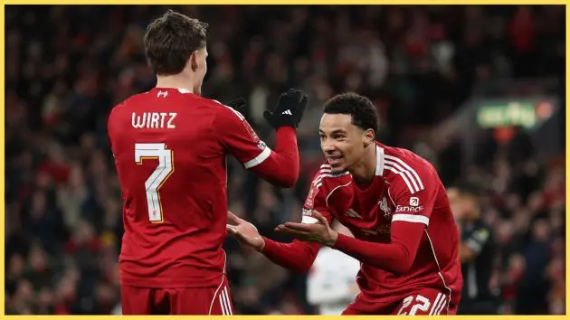Florian Wirtz and Hugo Ekitike have enjoyed a growing on-field chemistry in recent weeks