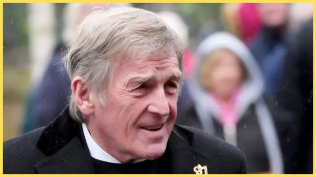 Sir Kenny Dalglish arrives to attend the funeral of late Manchester United and Scotland footballer Denis Law