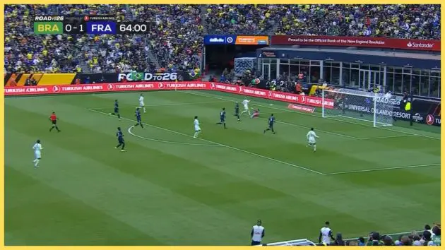 Hugo Ekitike scores against France