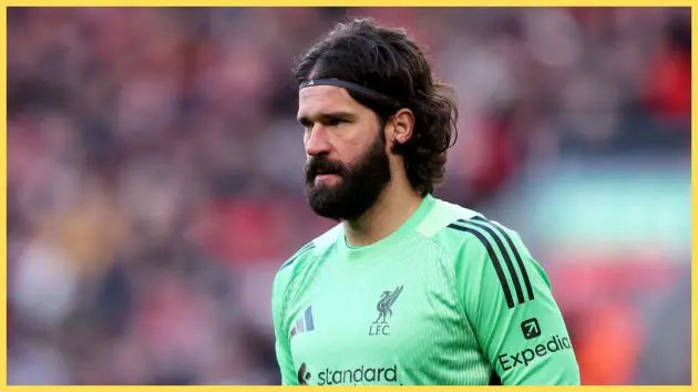 Alisson Becker of Liverpool