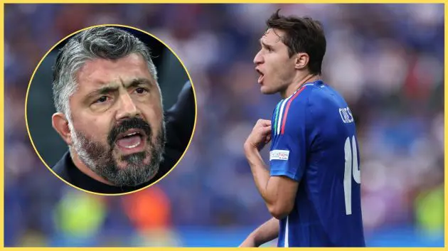 Gennaro Gattuso has seemingly questioned Federico Chiesa's commitment to the Italy cause