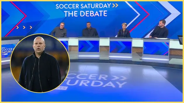 Paul Merson believes that Liverpool would sack Arne Slot if they don't qualify for the Champions League