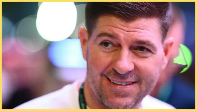 Steven Gerrard prior to the F1 Grand Prix of Qatar at Lusail International Circuit