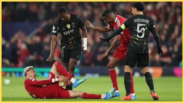 Hugo Ekitike has taken to Instagram with a defiant message after suffering a serious injury