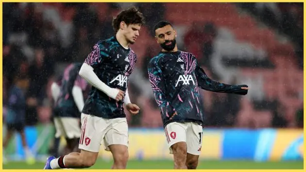 Milos Kerkez has been awestruck by Mo Salah's professionalism at Liverpool