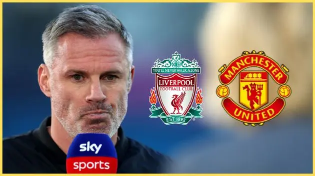 Jamie Carragher fears that Arne Slot's situation at Liverpool could be mirroring that of Erik ten Hag at Manchester United