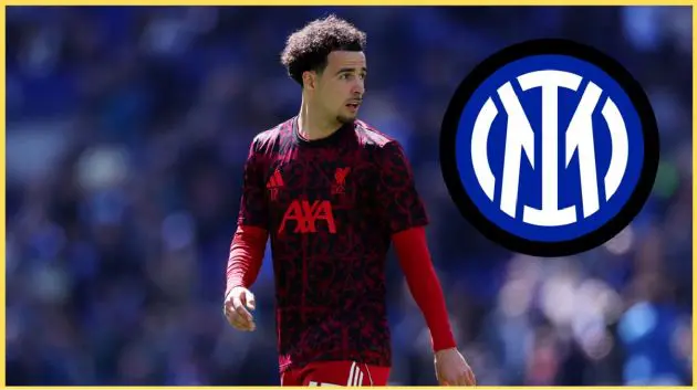 Inter Milan continue to be linked with a summer move for Curtis Jones