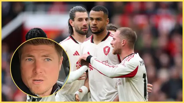 Neil Mellor praised Dominik Szoboszlai's performance in Liverpool's defeat at Old Trafford