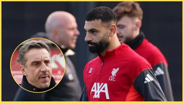 Gary Neville was critical of Mo Salah over his comments on social media