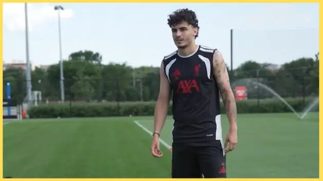 Stefan Bajcetic returned to training for Liverpool this week