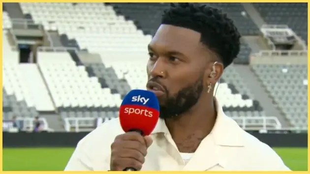 Daniel Sturridge speaking on Sky Sports' live coverage