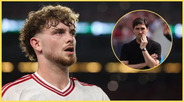 Harvey Elliott was left out of Andoni Iraola's matchday squad for Liverpool's draw at Newcastle