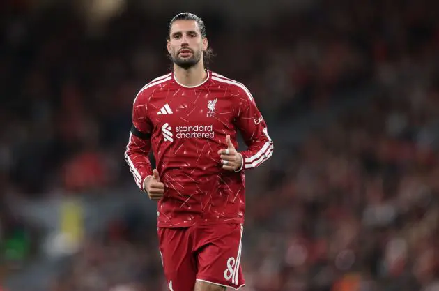 Dominik Szoboszlai in action for Liverpool